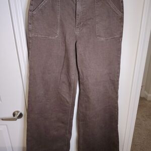 Judy Blue Chocolate Brown Denim RETRO WIDE 13/31